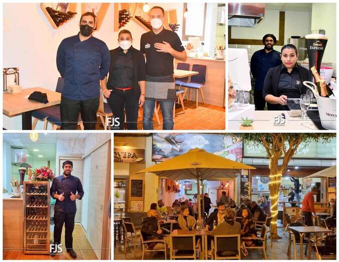 Collage de fotos del nuevo negocio/Francisco Javier Santana.